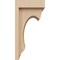 Ekena Millwork 5"W x 5"D x 10"H Wide Emerson Rough Cedar Woodgrain TimberThane Corbel, Primed Tan CORUR05X05X10EMRRCPR - alternate 5